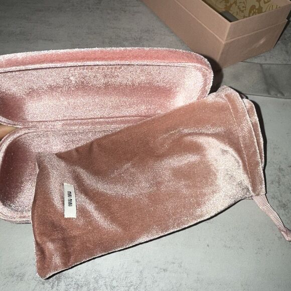 Miu Miu MU 53SS - VX09K1 Sunglasses Transparent Blue, 63mm - Picture 9 of 13